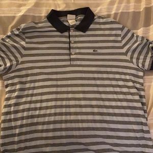 Lacoste Blue and grey Polo